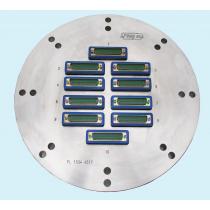 Bride spéciale DN350 avec 10 ERVAC D