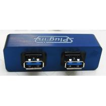 ERVAC D avec 2 connecteurs USB 3.0 Femelle/Femelle